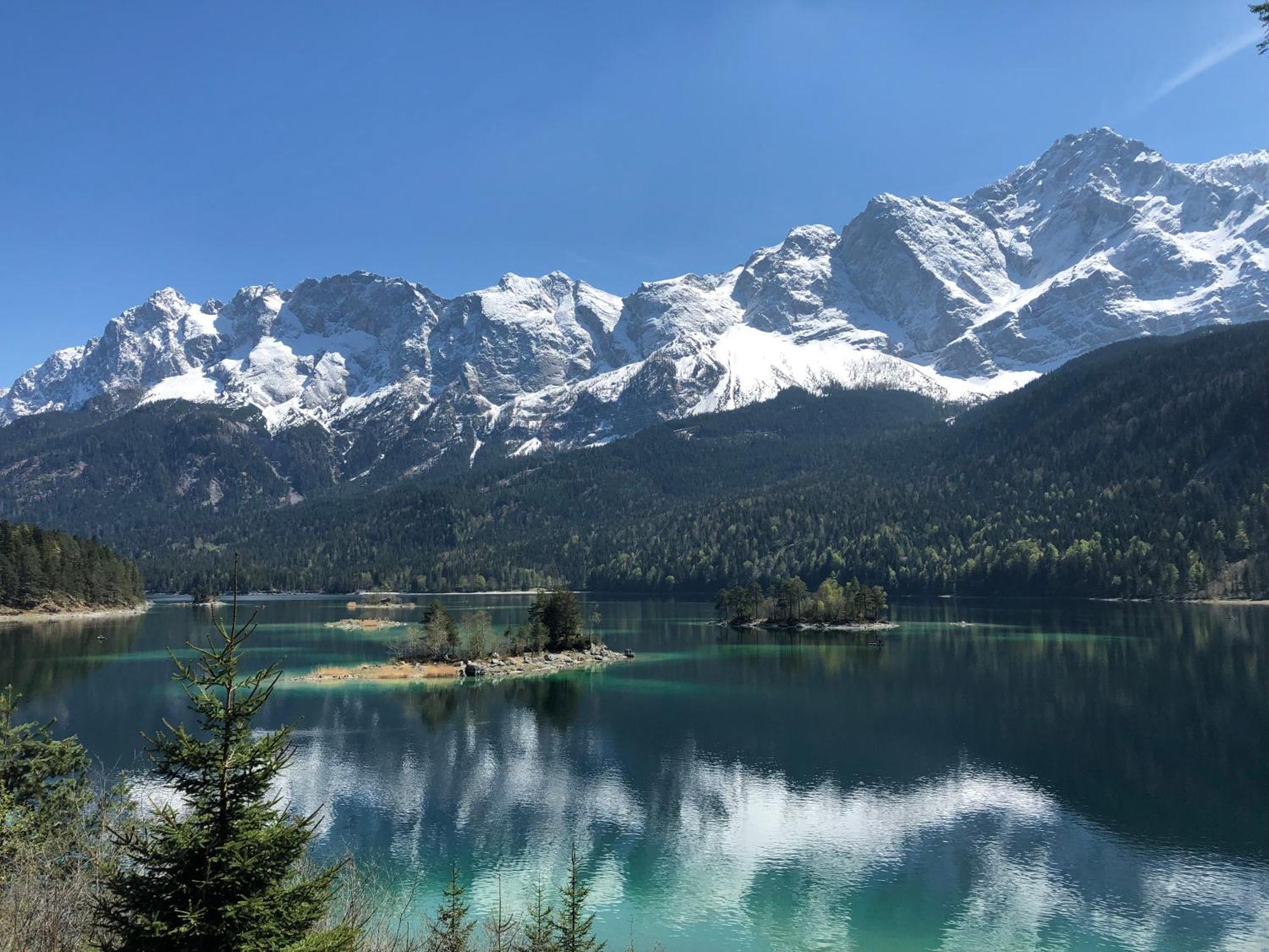 Bayern Resort Hotel - Adults Only - Mit Zugspitzblick - Eibsee-Naehe - Wellnessbereich - Naturpool Im Sommer Grainau Εξωτερικό φωτογραφία