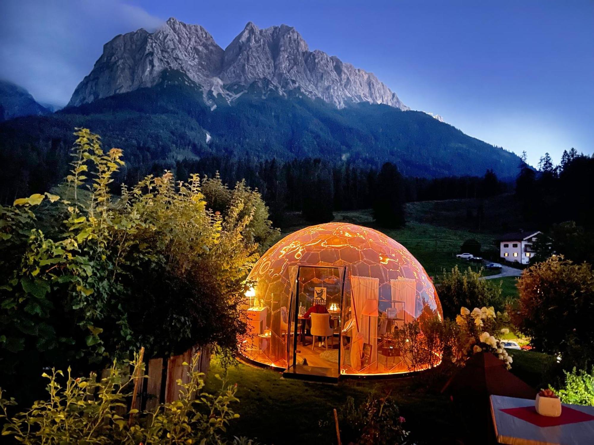 Bayern Resort Hotel - Adults Only - Mit Zugspitzblick - Eibsee-Naehe - Wellnessbereich - Naturpool Im Sommer Grainau Εξωτερικό φωτογραφία