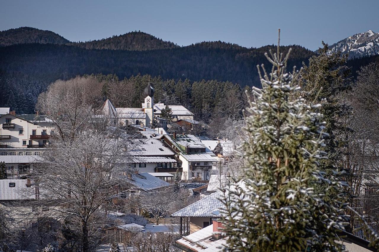 Bayern Resort Hotel - Adults Only - Mit Zugspitzblick - Eibsee-Naehe - Wellnessbereich - Naturpool Im Sommer Grainau Εξωτερικό φωτογραφία